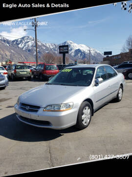 1999 Honda Accord for sale at Eagle Auto Sales & Details in Provo UT