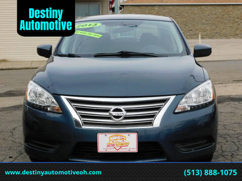 2013 Nissan Sentra for sale at Destiny Automotive in Hamilton OH