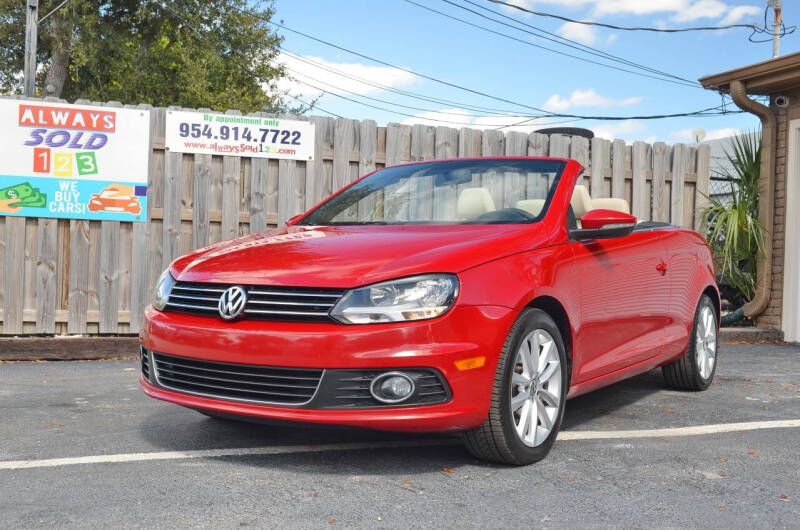 2014 Volkswagen Eos for sale at ALWAYSSOLD123 INC in Fort Lauderdale FL