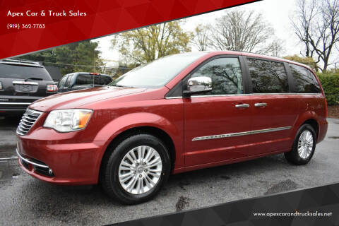2012 Chrysler Town and Country for sale at Apex Car & Truck Sales in Apex NC
