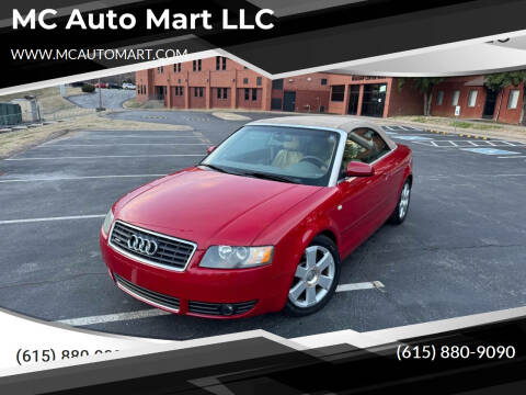 2004 Audi A4 for sale at MC Auto Mart LLC in Hermitage TN