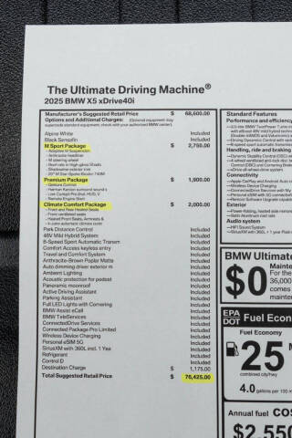 2025 BMW X5 xDrive40i