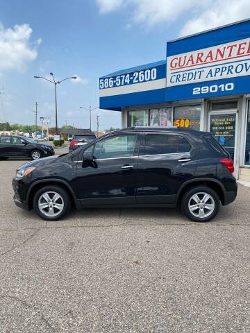 2018 Chevrolet Trax for sale at National Auto Sales Inc. in Warren MI