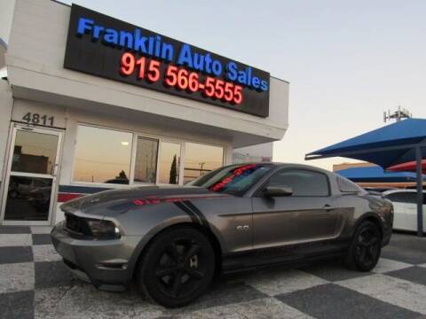 2012 Ford Mustang for sale at Franklin Auto Sales in El Paso TX