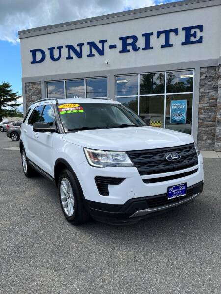 2018 Ford Explorer for sale at Dunn-Rite Auto Group in Kilmarnock VA
