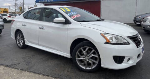 2013 Nissan Sentra for sale at Latino Motors in Aurora IL