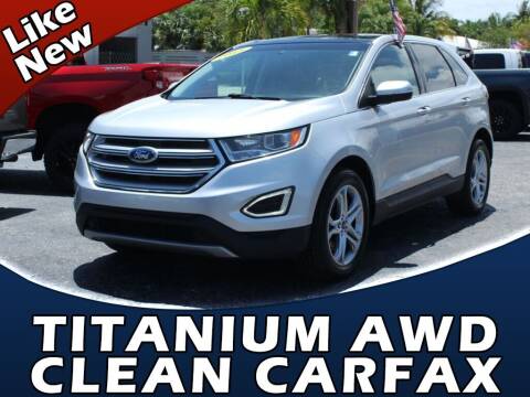 2015 Ford Edge for sale at Palm Beach Auto Wholesale in Lake Park FL