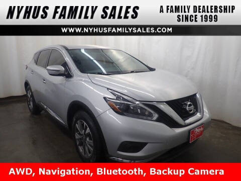2018 Nissan Murano for sale at Nyhus Family Sales in Perham MN