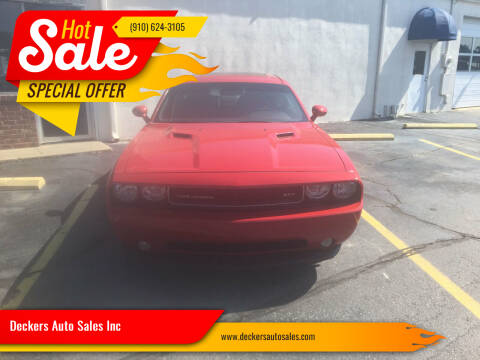 2012 Dodge Challenger for sale at Deckers Auto Sales Inc in Fayetteville NC