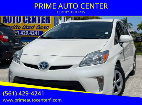 2013 Toyota Prius for sale at PRIME AUTO CENTER in Palm Springs FL