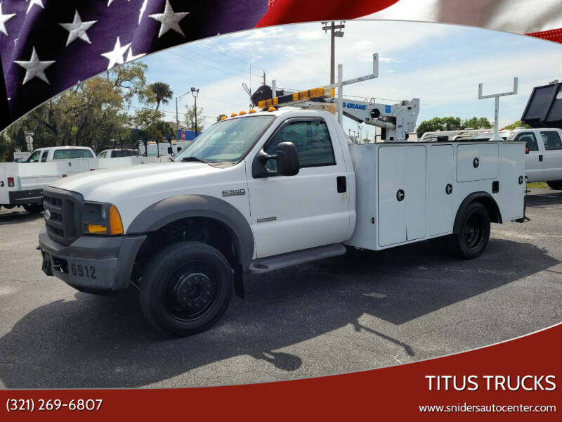 2005 Ford F-550 Super Duty for sale at Titus Trucks in Titusville FL