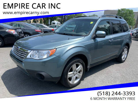 2009 Subaru Forester for sale at EMPIRE CAR INC in Troy NY