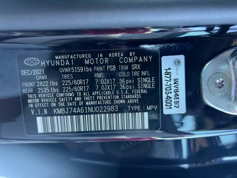 2022 Hyundai Nexo Blue