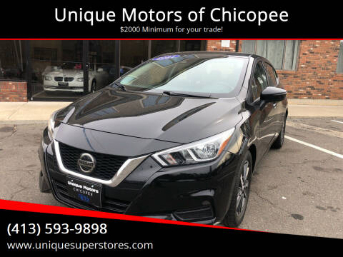 2021 Nissan Versa for sale at Unique Motors of Chicopee in Chicopee MA