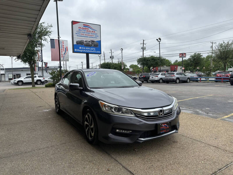 Used 2016 Honda Accord EX-L with VIN 1HGCR2F84GA013786 for sale in Dallas, TX