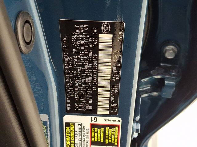 2026 Toyota Camry LE