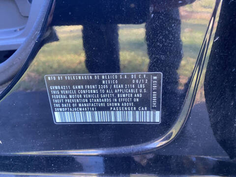 2012 Volkswagen Jetta SE PZEV