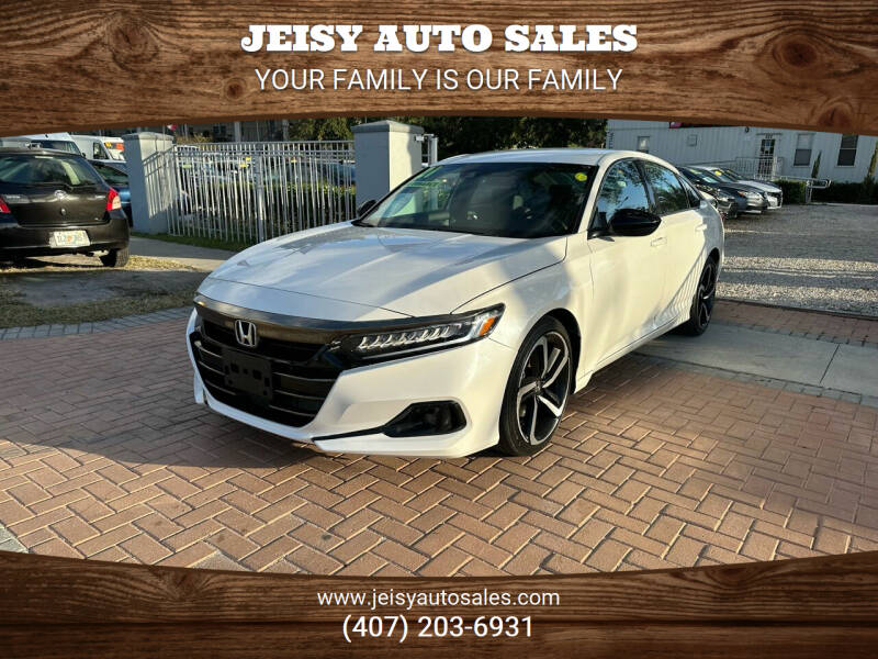 2021 Honda Accord for sale at JEISY AUTO SALES in Orlando FL