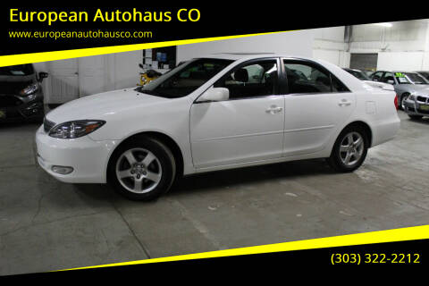2002 Toyota Camry for sale at European Autohaus CO in Denver CO