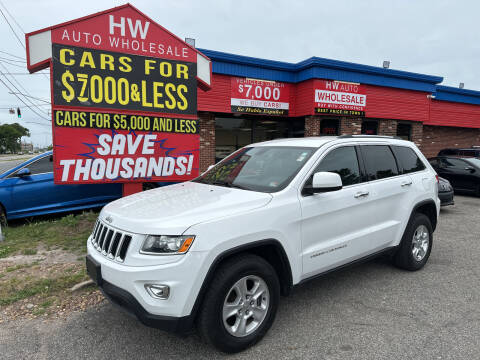 2014 Jeep Grand Cherokee for sale at HW Auto Wholesale in Norfolk VA