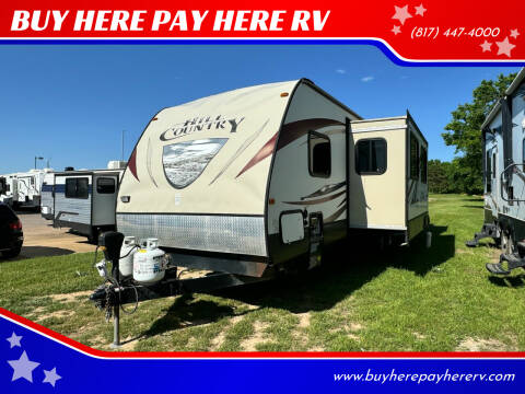 2014 Crossroads Hill Country 32FR for sale at BUY HERE PAY HERE RV in Burleson TX