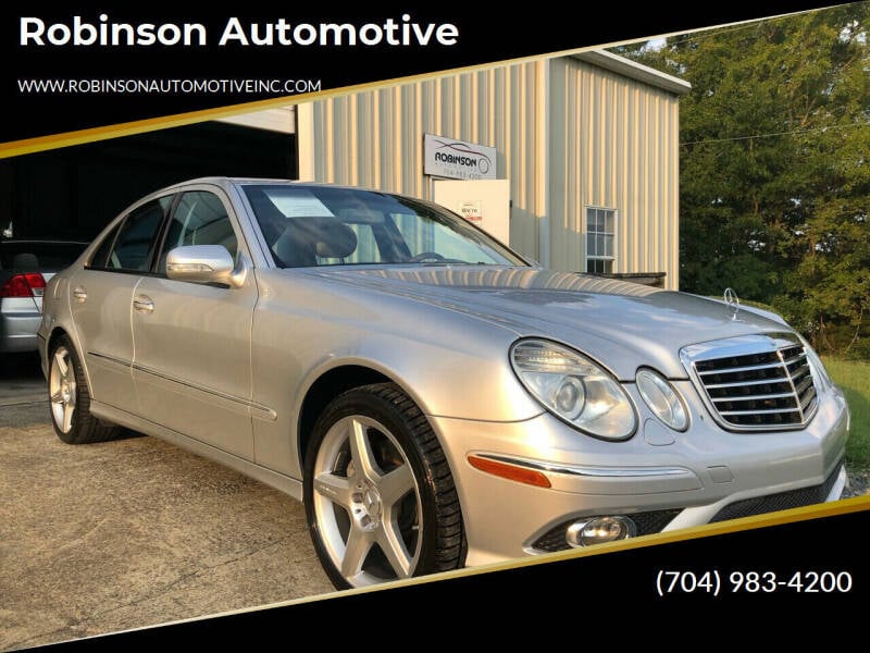 2009 Mercedes-Benz E-Class for sale at Robinson Automotive in Albemarle NC