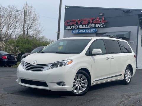 2016 Toyota Sienna for sale at Crystal Auto Sales Inc in Nashville TN