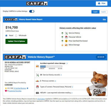 2018 Honda Accord Sport