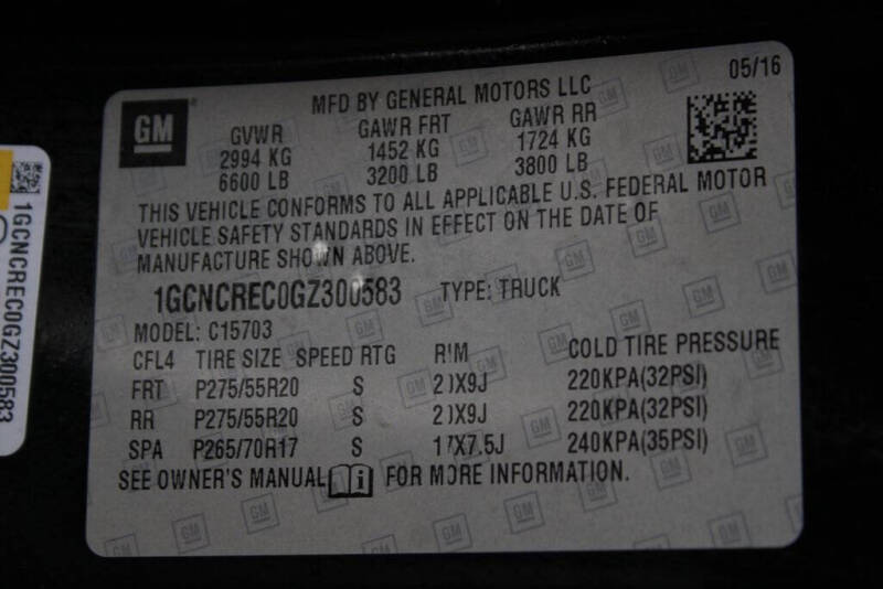 2016 Chevrolet Silverado 1500