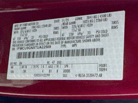 2026 Ford Escape Active