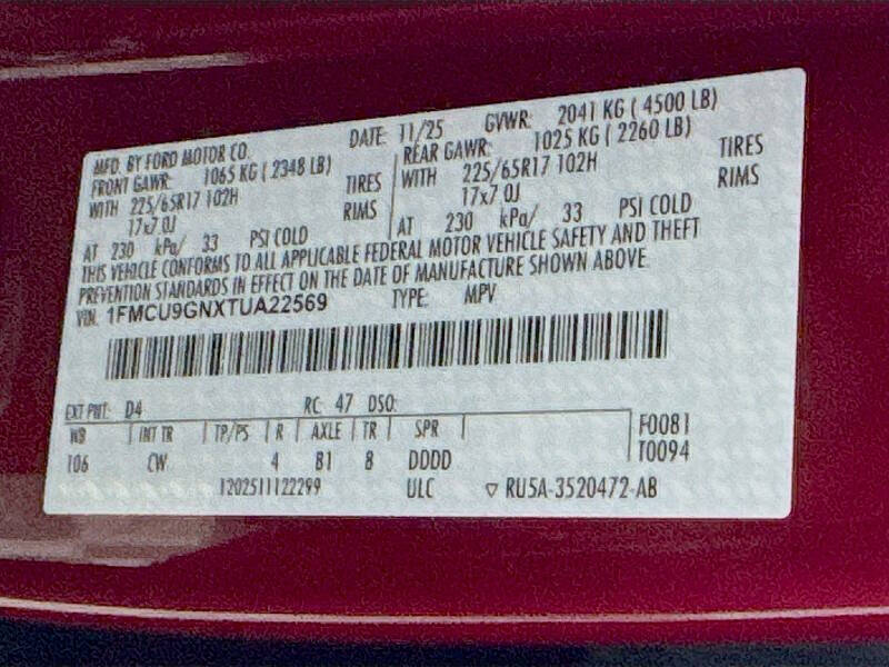 2026 Ford Escape Active