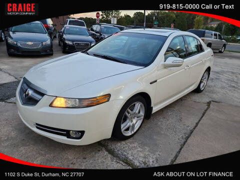 2008 Acura TL for sale at CRAIGE MOTOR CO in Durham NC