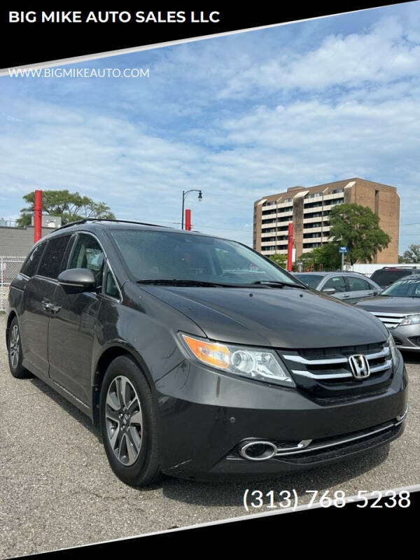 2015 Honda Odyssey for sale at BIG MIKE AUTO SALES LLC in Lincoln Park MI