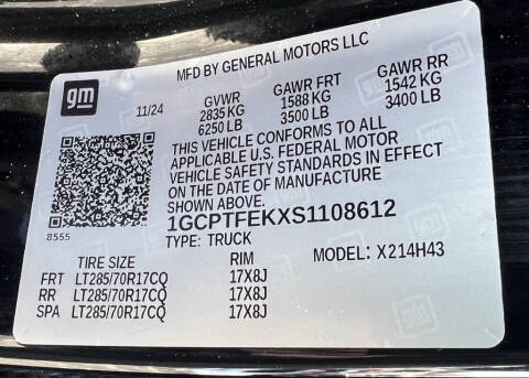 2025 Chevrolet Colorado ZR2