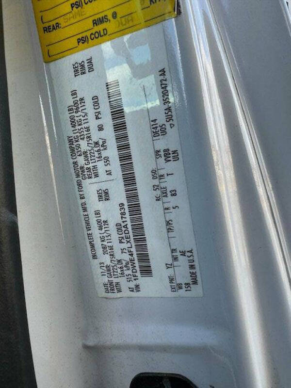 2014 Ford E-Series E-450 SD