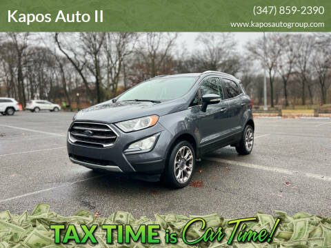 2018 Ford EcoSport for sale at Kapos Auto II in Ridgewood NY