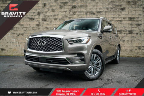2019 Infiniti QX80 for sale at Gravity Autos Roswell in Roswell GA