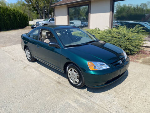 2002 Honda Civic for sale at VITALIYS AUTO SALES in Chicopee MA