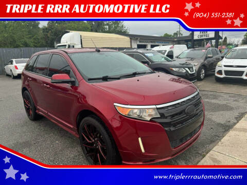 2013 Ford Edge for sale at TRIPLE RRR AUTOMOTIVE LLC in Jacksonville FL