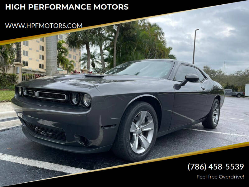 2016 Dodge Challenger for sale at HIGH PERFORMANCE MOTORS in Hollywood FL