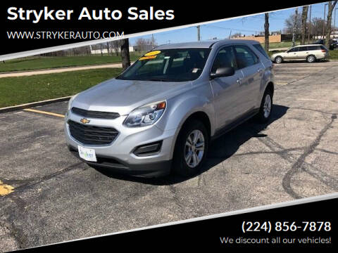 2016 Chevrolet Equinox for sale at Stryker Auto Sales in South Elgin IL