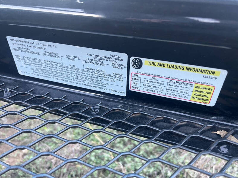 2023 PJ TRAILER 20' DECK OVER