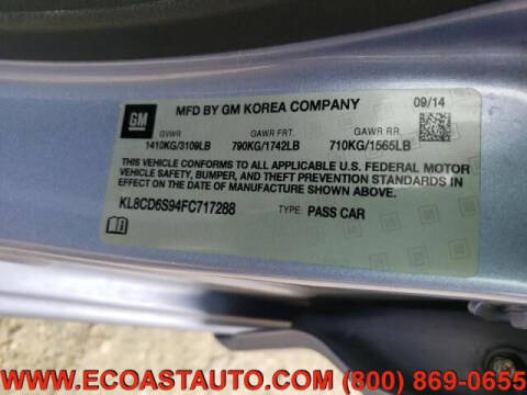 2015 Chevrolet Spark 1LT CVT