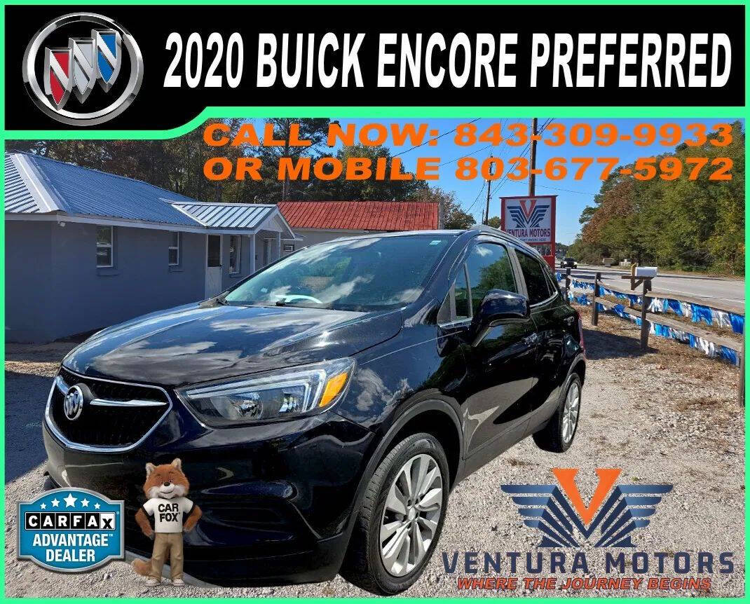 Black 2020 Buick Encore Preferred AWD Preferred 4dr Crossover 1