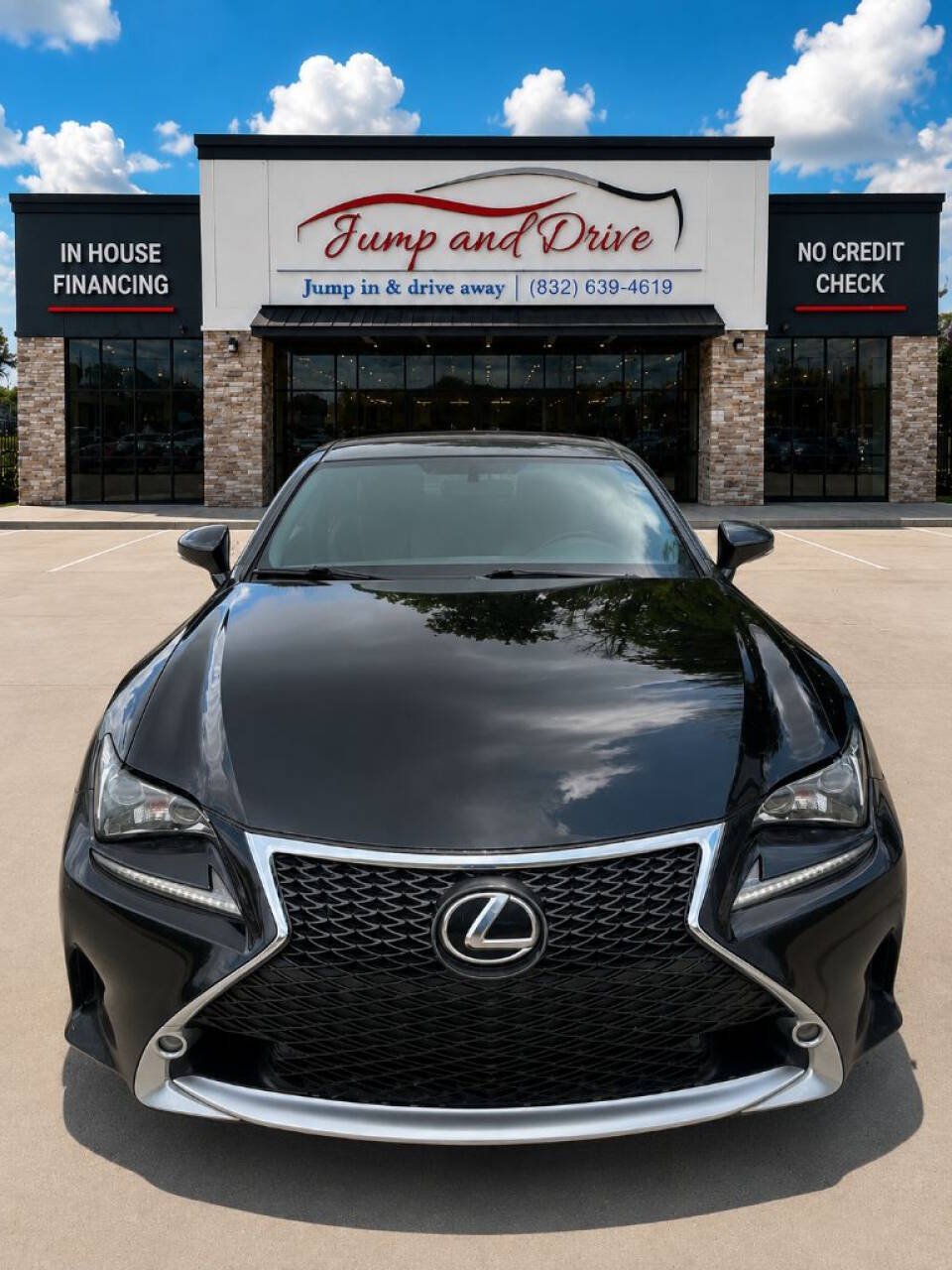 Black 2015 Lexus RC 350 Base 2dr Coupe 1