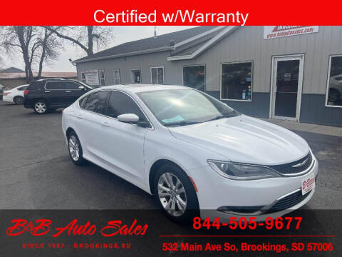 2016 Chrysler 200 for sale at B & B Auto Sales in Brookings SD