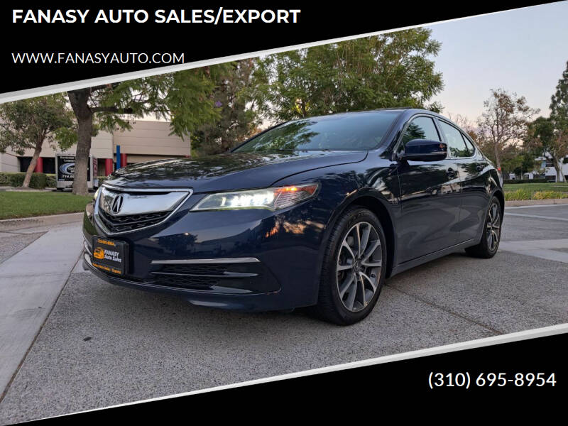 2015 Acura TLX for sale at FANASY AUTO SALES/EXPORT in Yorba Linda CA