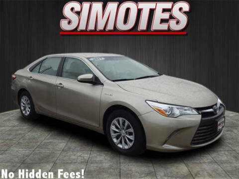2017 Toyota Camry Hybrid for sale at SIMOTES MOTORS in Minooka IL