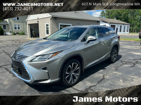 2019 Lexus RX 350L for sale at James Motors Inc. in East Longmeadow MA