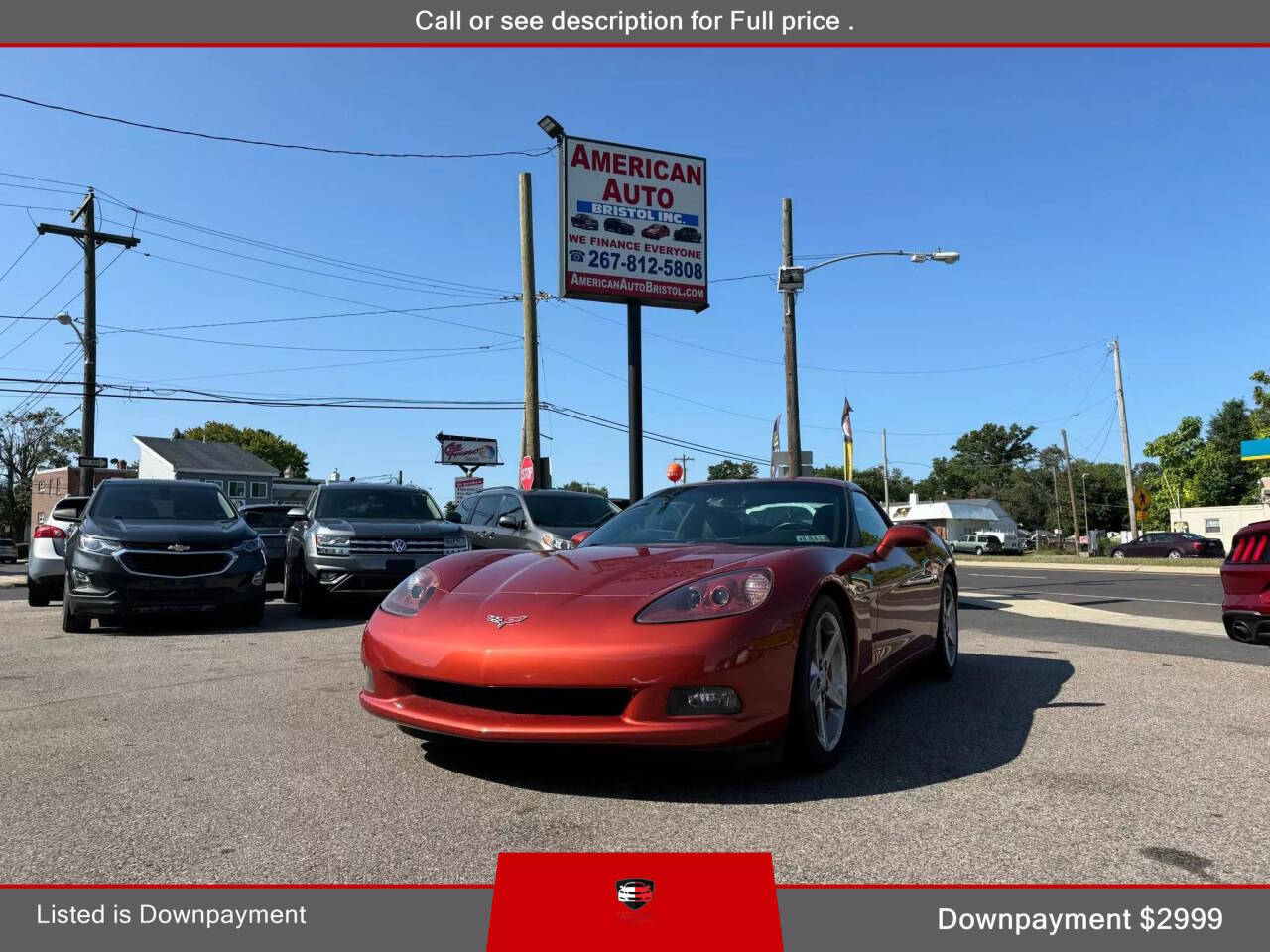 2005 Chevrolet Corvette for sale at American Auto Bristol Inc in Bristol, PA